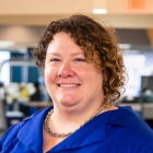 Headshot photo for Evviva Weinraub Lajoie, Vice Provost for University Libraries. 