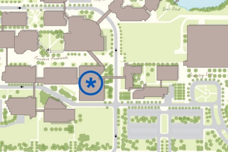 Lockwood memorial library map. 