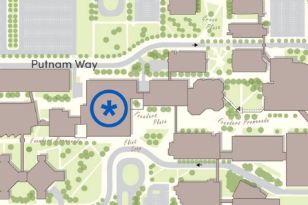 Capen Hall map. 
