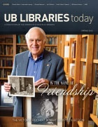 UB Libraries Today Spring 2013 Cover. 