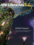 UB Libraries Today Spring 2018 Cover. 