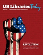 UB Libraries Today Spring 2019 Cover. 