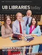 UB Libraries Today Fall 2013 Cover. 