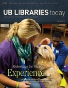 UB Libraries Today Spring 2014 Cover. 