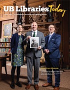 UB Libraries Today Winter 2023 Cover. 