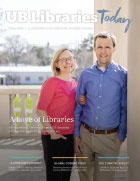 UB Libraries Today Winter 2022 Cover. 