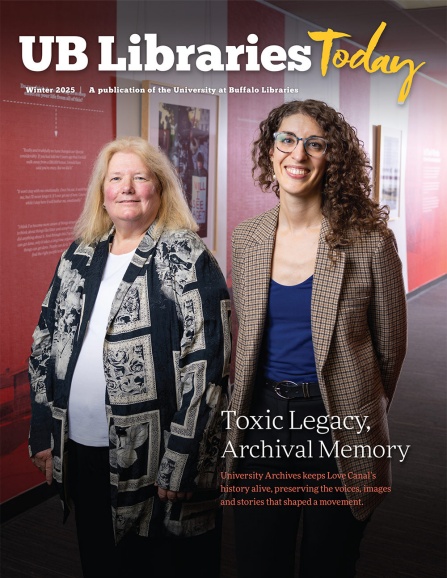 UB Libraries Today Winter 2025 Edition Cover. 