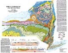 a thumbnail of scale geological map of New York State. 
