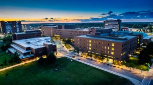Exterior of Lockwood Library. 