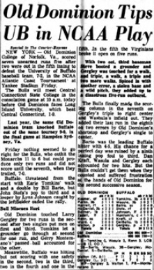 Old Dominion Tips UB in NCAA Play. 