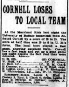 Cornell loses. 