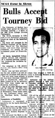 Bulls Accept Tourney Bid. 