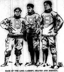 Back of the line Laborn, Graves, and Johnson.