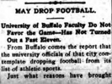 MAY DROP FOOTBALL. 
