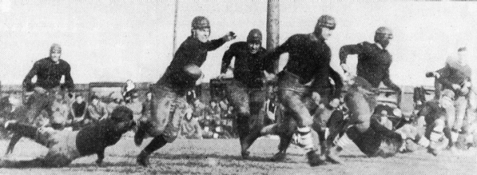 Buffalo vs. St. Lawrence on October 18, 1924. 