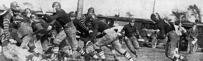 Buffalo vs. Westminster on October 4, 1924. 
