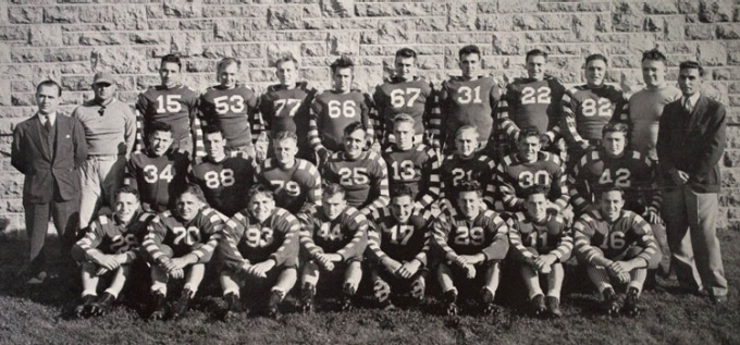 1940 Buffalo Bulls Football team photo. 