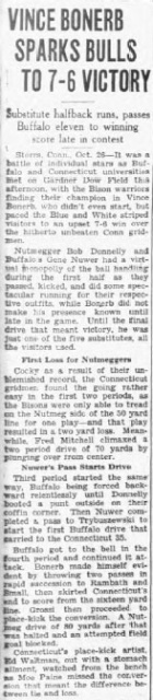 U. B. WINS FROM CONNECTICUT. 