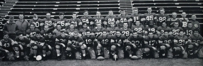 1942 Buffalo Bulls Football team photo. 