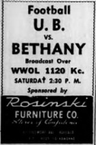 ub vs bethany. 
