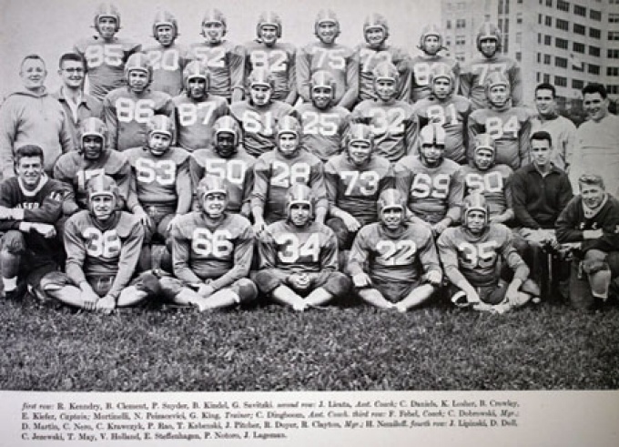 1954 Buffalo Bulls Football team photo. 
