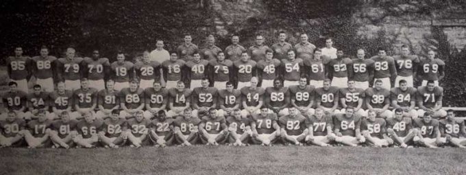 1965 Buffalo Bulls Football team photo. 