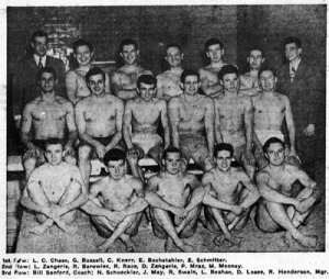 UB Mens Swim Team 1949.