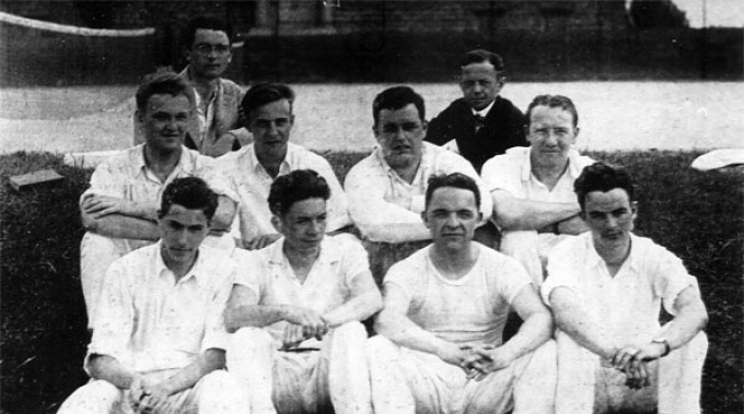 Tennis, 1934 team photo. 