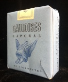 Pack of Gauloises cigarettes. 
