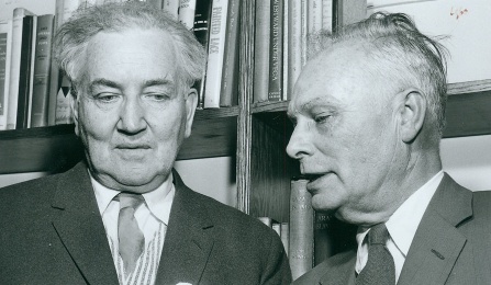 Black and white photo of Robert Graves. 