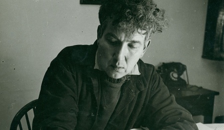 Black and white photo of Robert Graves. 