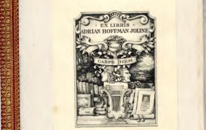 A bound collection of handwritten poems by Charlotte Brontë, 1836. 