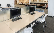 PC Stations in Abbott Library. 