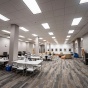 Picture of the Abbott Library 1st floor study area. 