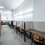 Picture of Abbott Library 2nd floor individual study seating. 
