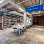 Picture of Lockwood Library 4th floor individual study seating. 