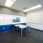 Picture of Silverman Library 3rd floor group study rooms. 