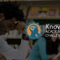 Students studying with text "Knovel Academic Challenge". 