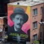 James Joyce Collection mural. 