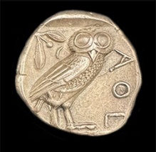 Athenian owl coin. 