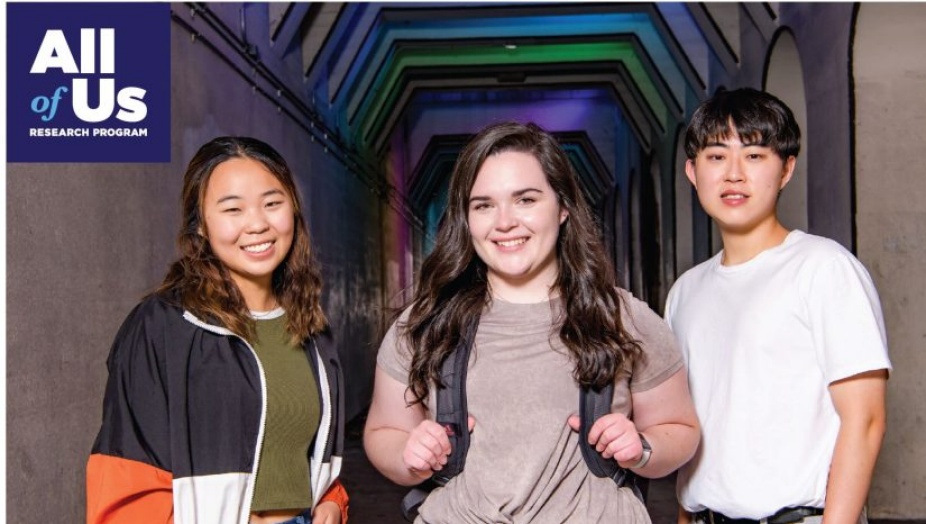 Three students. 