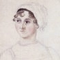 Drawing of Jane Austen. 