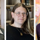 Allison Nicley headshot (left), Evelyn Budziejko headshot (middle), Isaiah Cornfield headshot (right). 