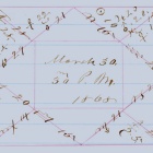 Rare Horoscope of President Andrew Johnson's Impeachment. 