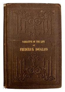 Narrative of the Life of Frederick Douglass book cover. 