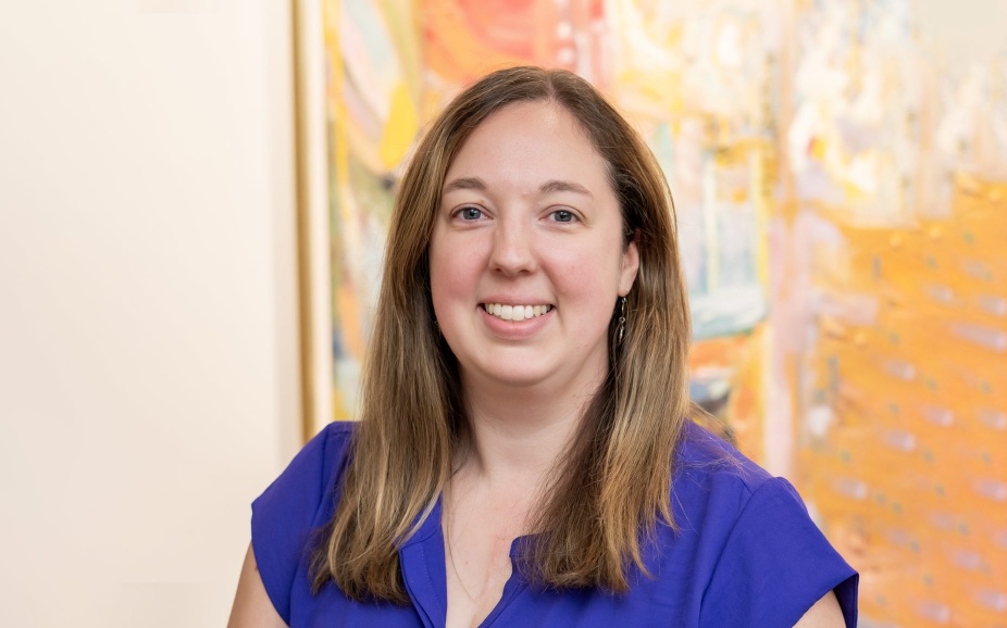 Carolyn Klotzbach-Russell poses for a headshot. 
